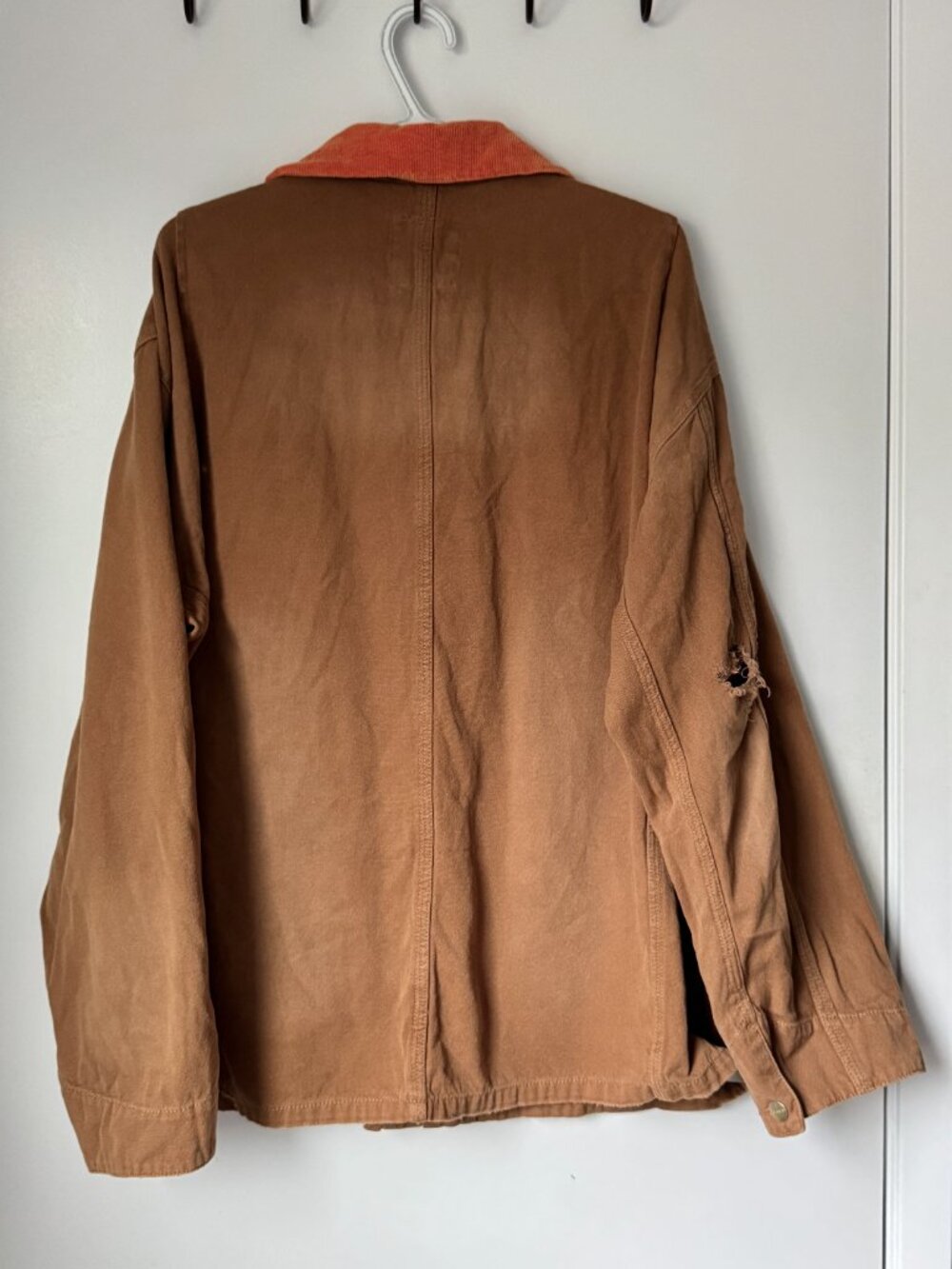 Carhartt Hams Fifth Brown Work Jacket XL Distressed - Picture 3 of 5